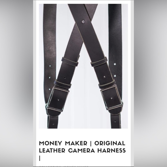 NEW Holdfast Moneymaker Black Dual Camera Strap - Picture 1 of 7